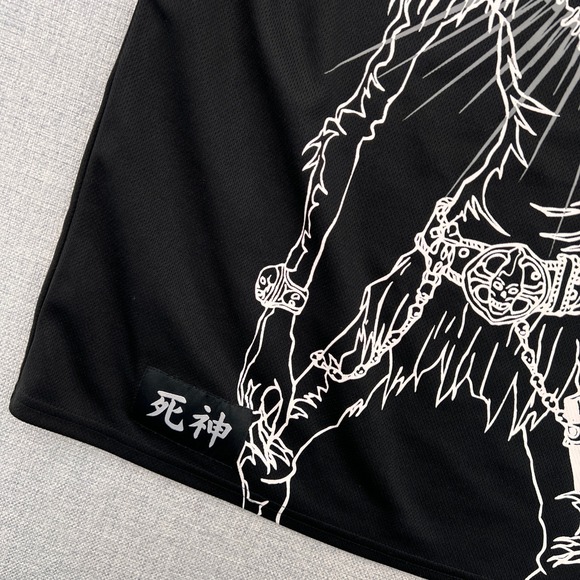 Death Note Ryuk Anime Graphic Tank Top Men S Black Manga Streetwear Embroidered - Picture 4 of 10